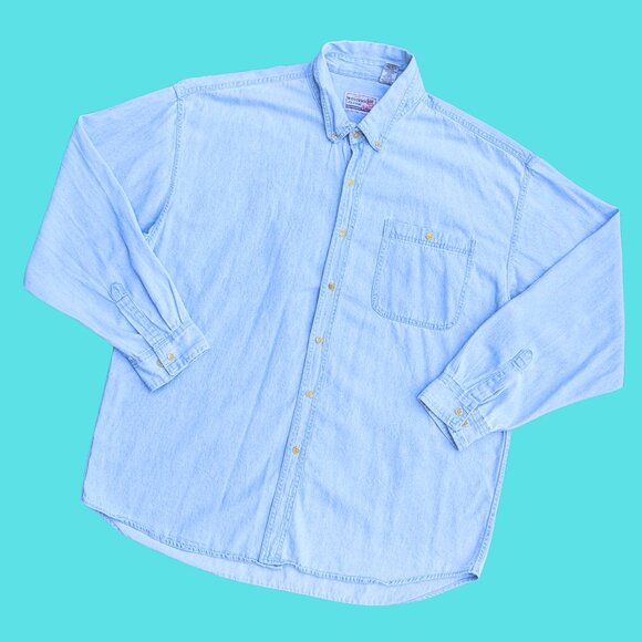 SOLD Handmade, Upcycled The Land Before Time Denim Shirt/Jacket Size 2XL - Picture 2 of 4